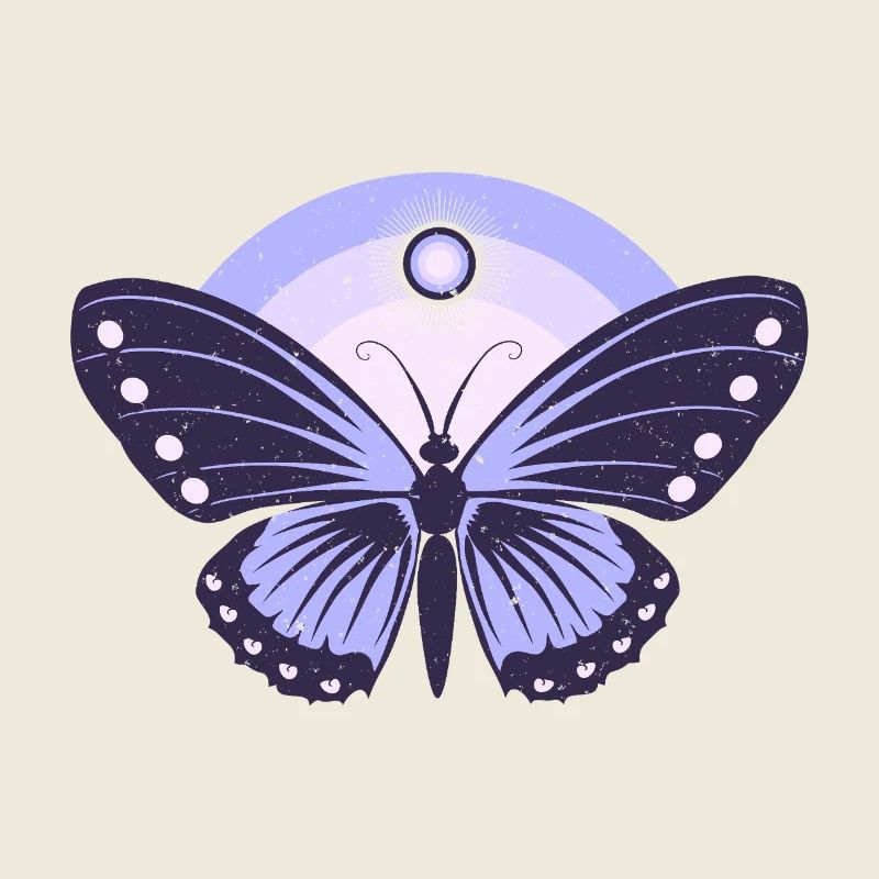 Papillon Lilas mignon