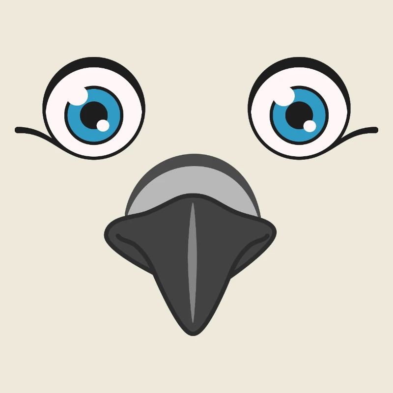 Cute Dove Face Bird Lover Pigeon Peace Graphic Art