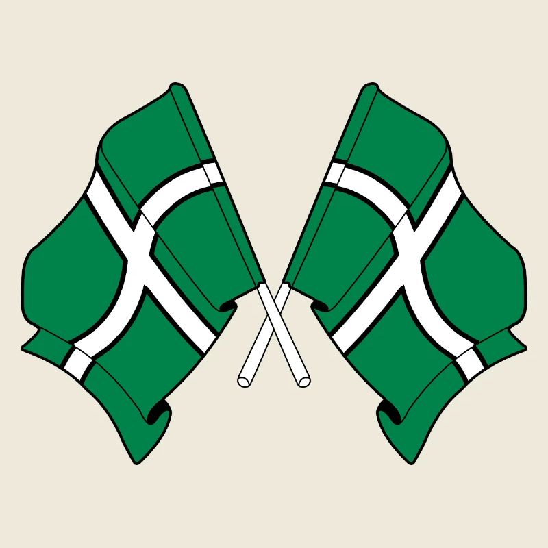 Drapeaux croisés du Devon