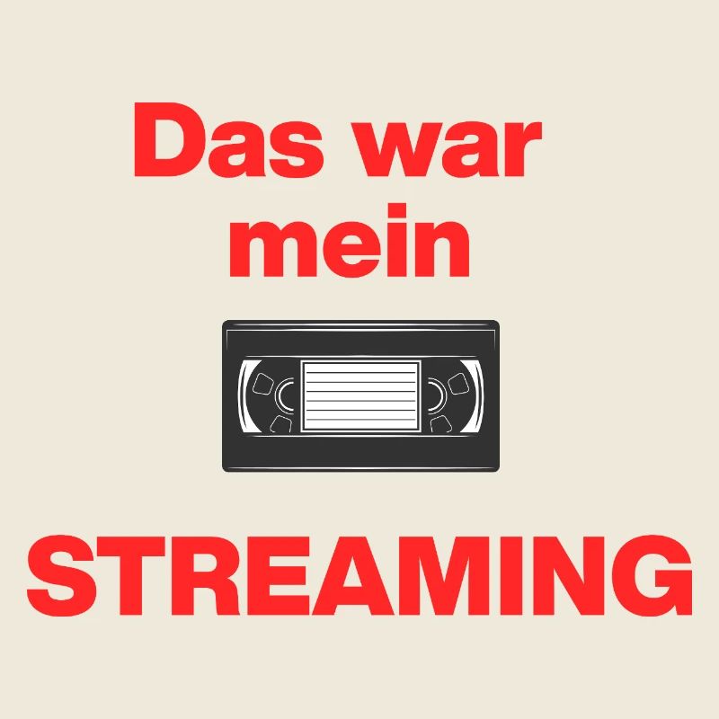 Das war Streaming, Videokasette früher, damals