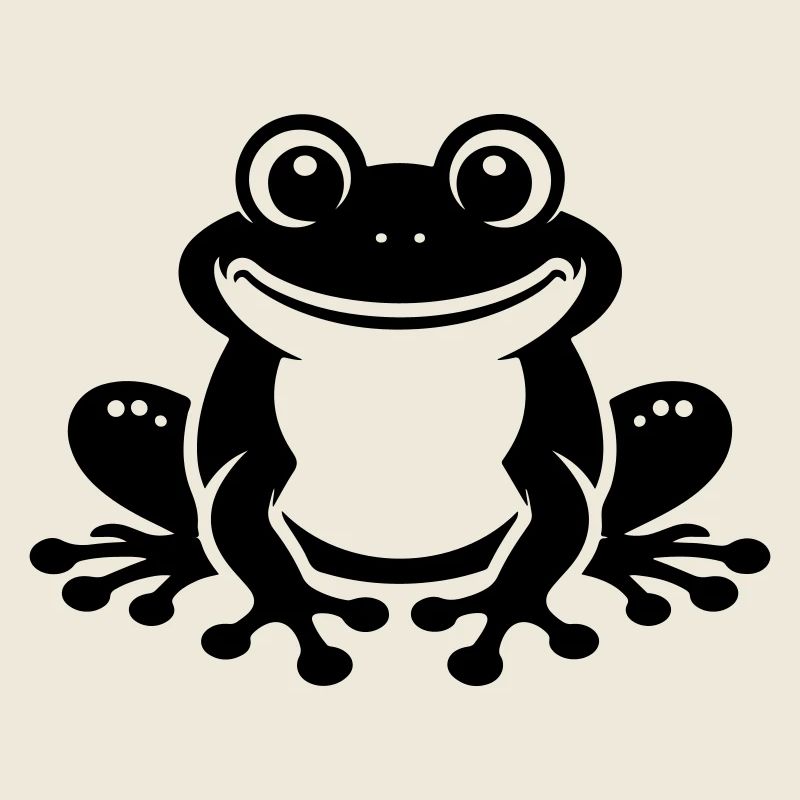 Kröte Comic Frosch