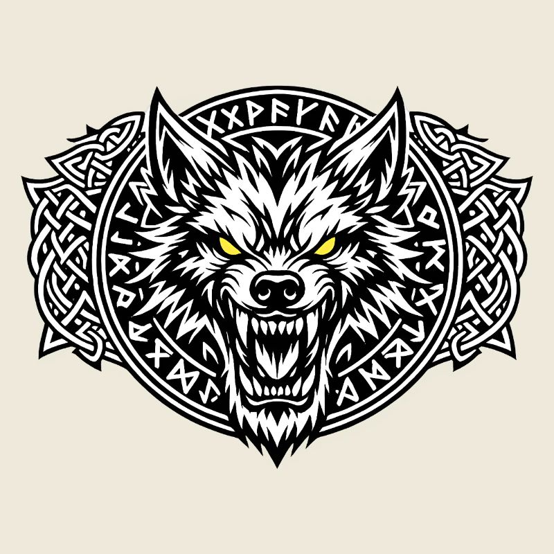 Fenrir Wolf Viking
