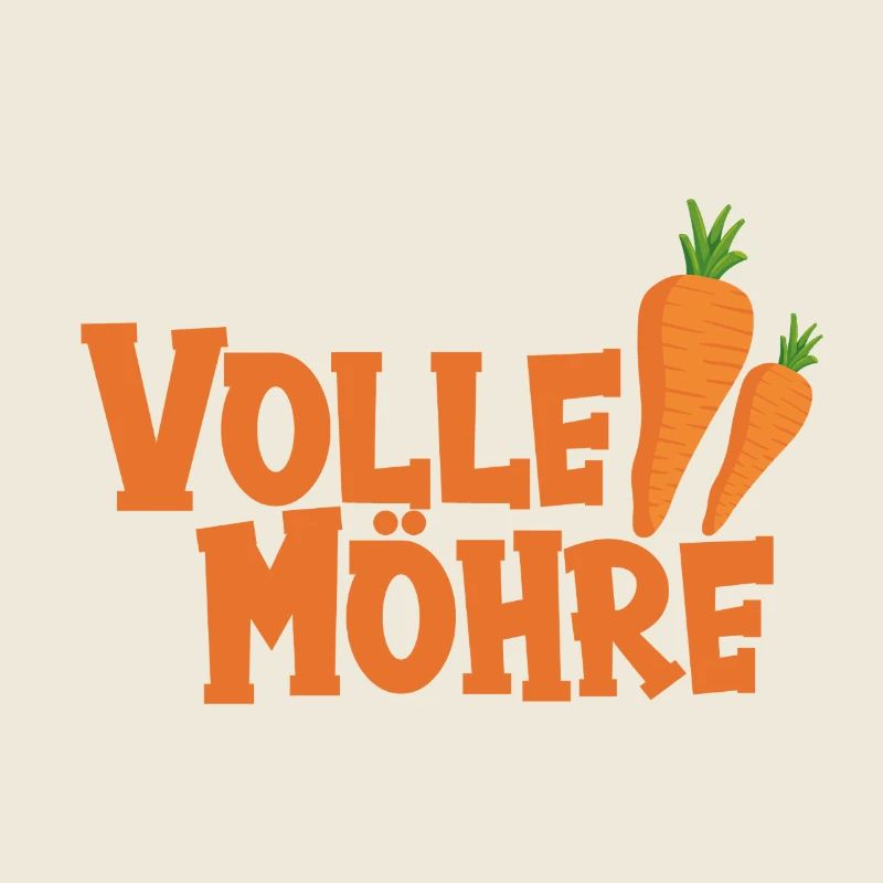 Volle Möhre Karotten-Statement