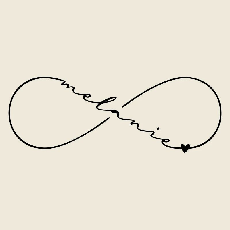 Melanie Name Infinitysymbol