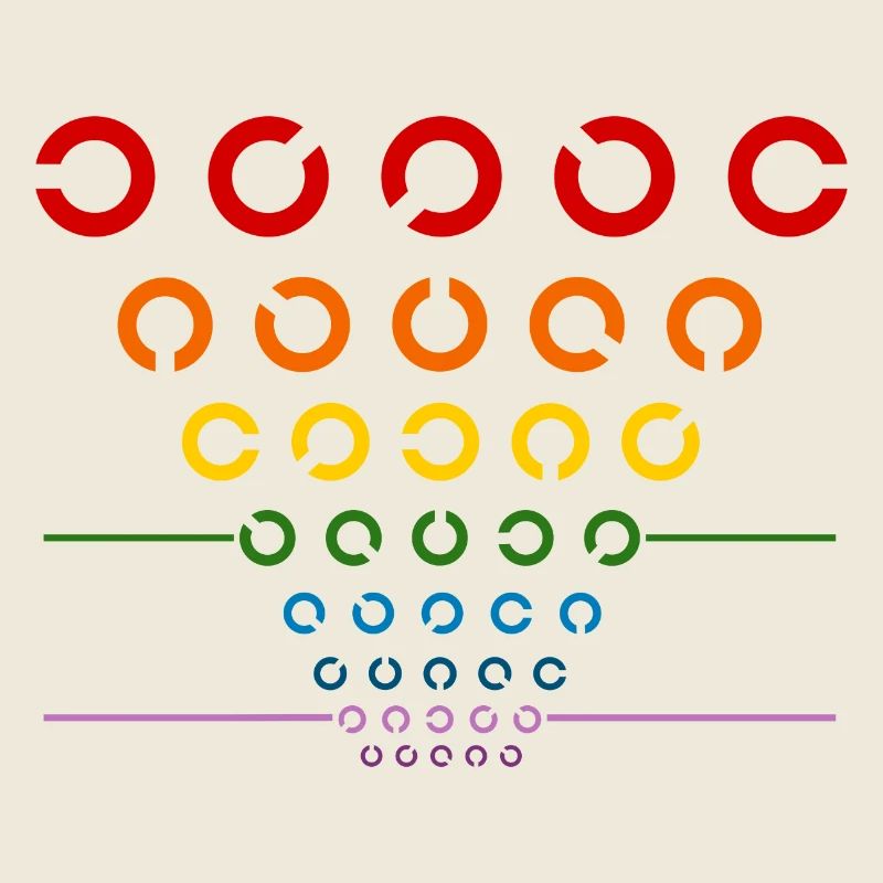 Test de l’œil arc-en-ciel