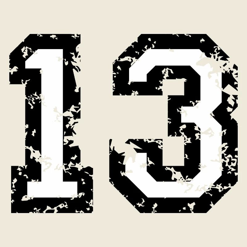 Le numéro treize - No. 13 (deux couleurs) blanc