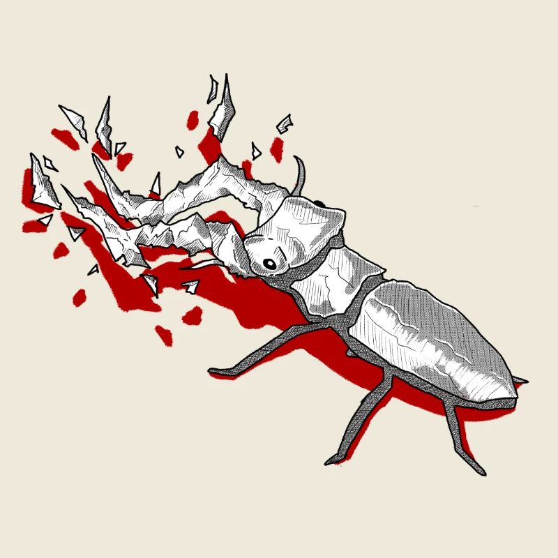 cerf-volant rouge
