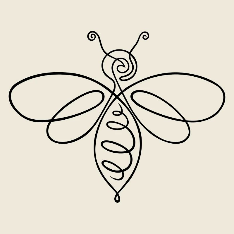 Biene Bienchen One Line