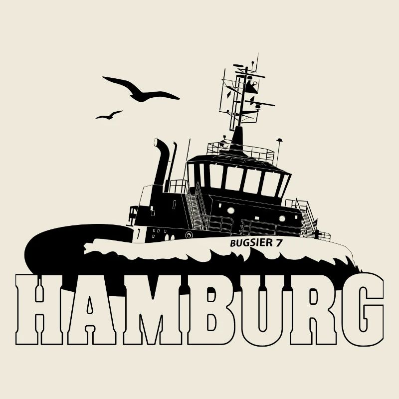 Schlepper im Hamburger Hafen