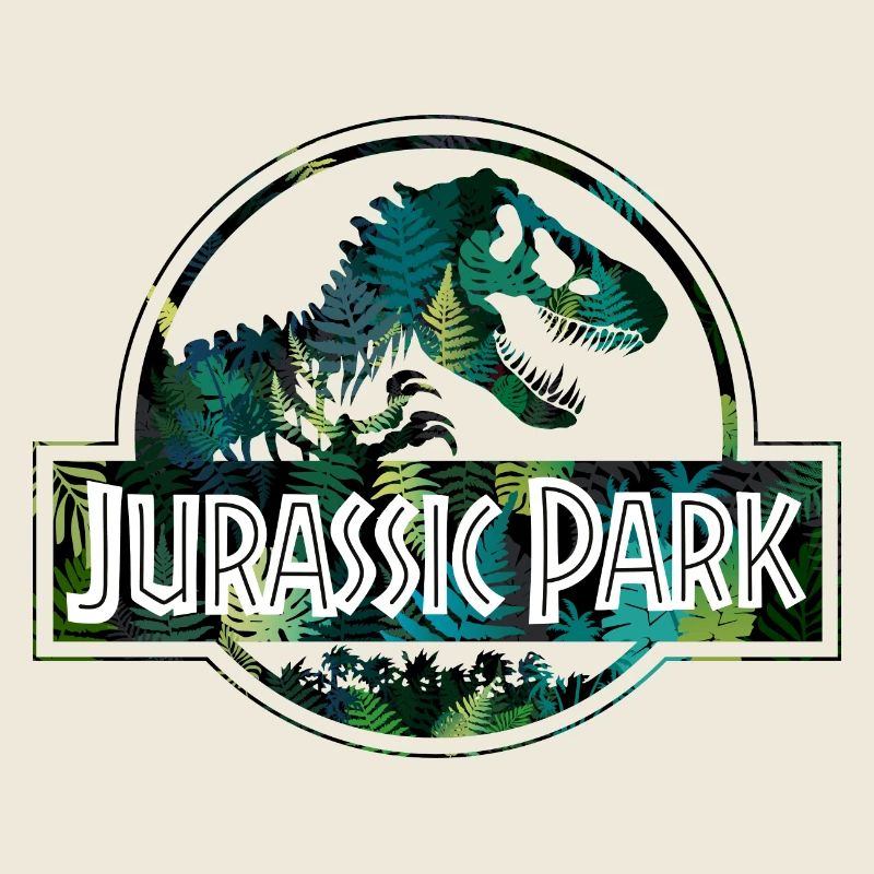 Jurassic Park Logo Avec Design De T-Rex