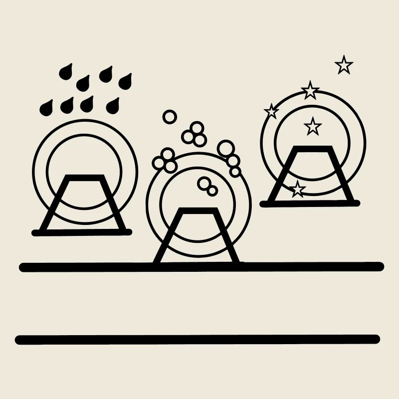 Dishwasher logo with space for your own name dishwasher