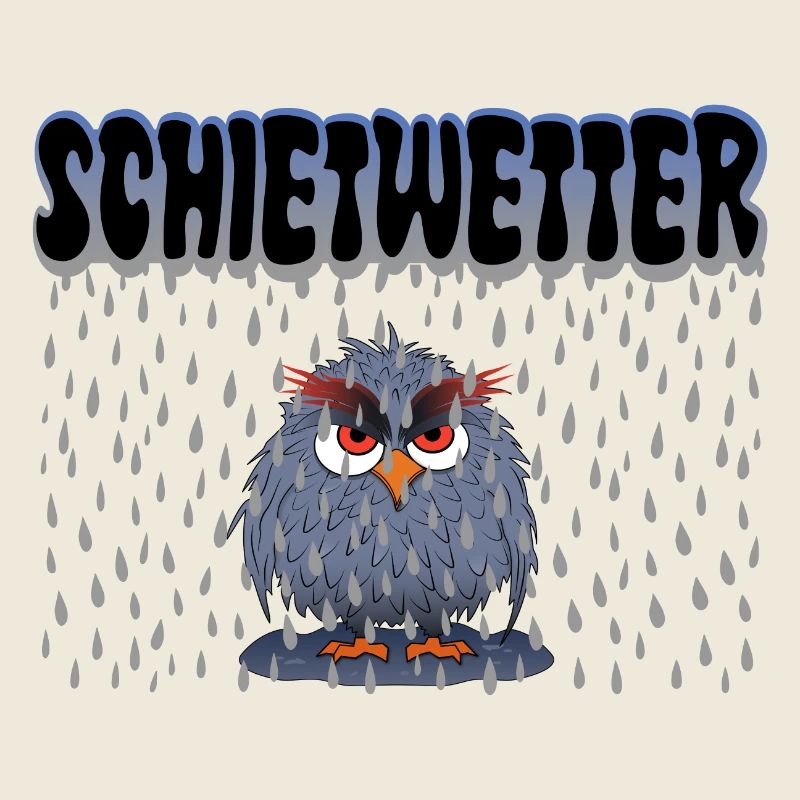 Eule Schietwetter