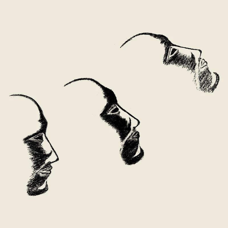 Köpfe - gezeichnet
