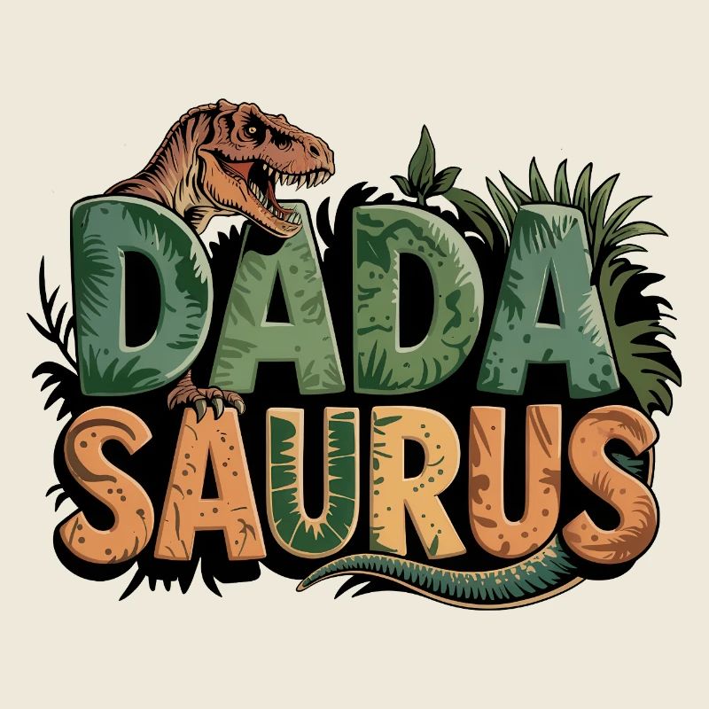 Dinosaurier Papa Saurus Geschenk Papa