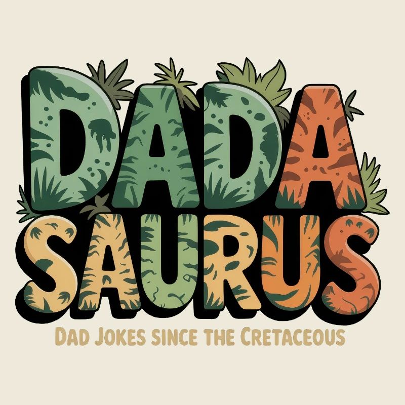 Dinosaurier Papa Saurus Geschenk Papa
