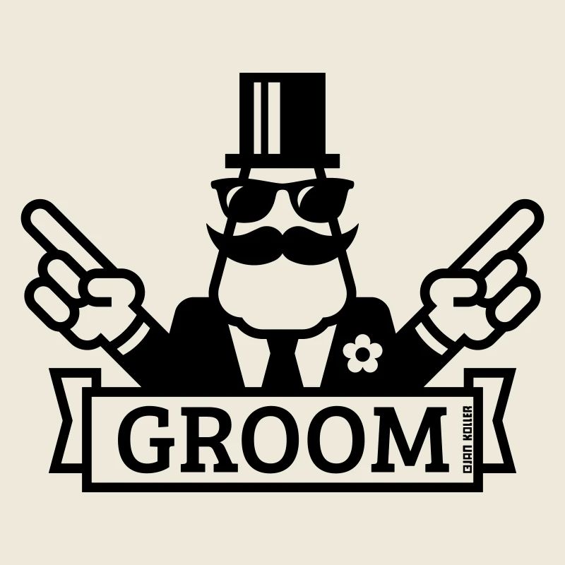 Pointing Groom (Stag Night / Bachelor Party / 1C)