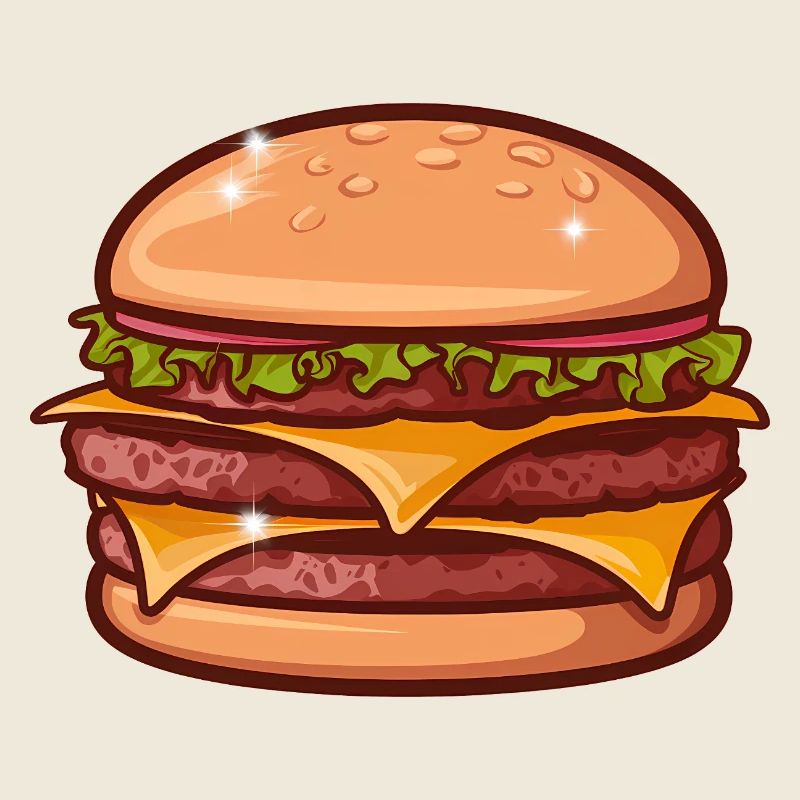 Saftiger Cheeseburger