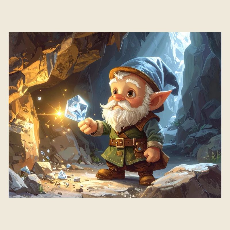 Kristallgnom Höhlenfunken