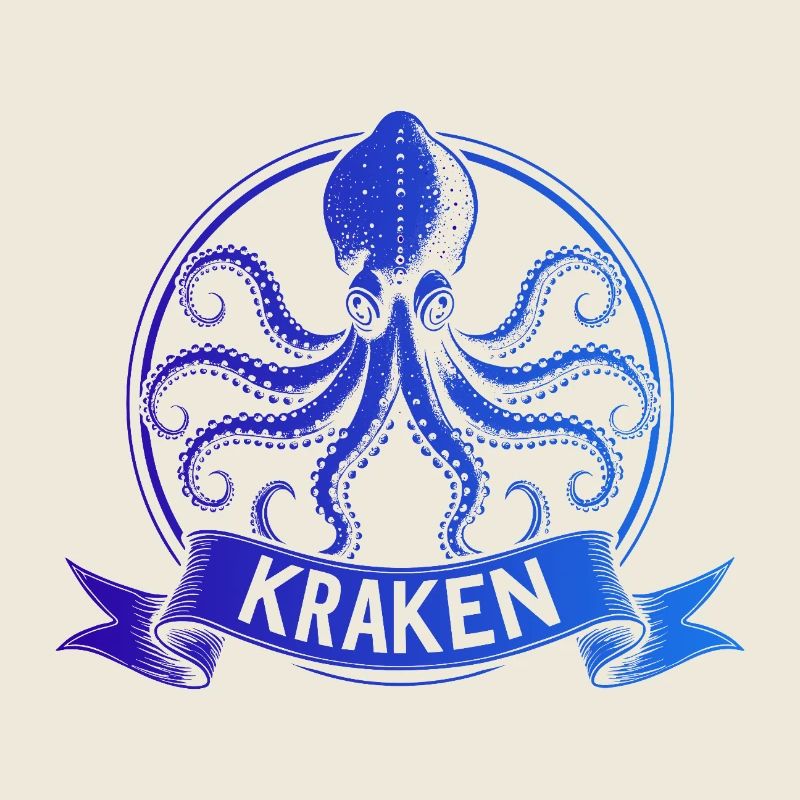 Kraken Krake Tintenfisch Octopus