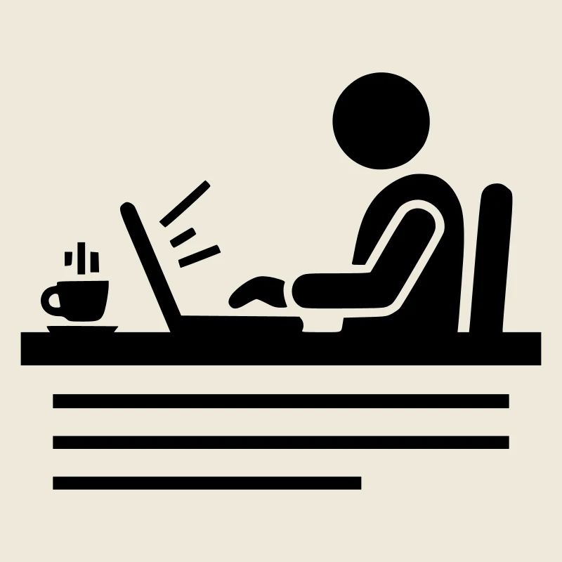 Büro & Home-Office | Programmierer Piktogramm