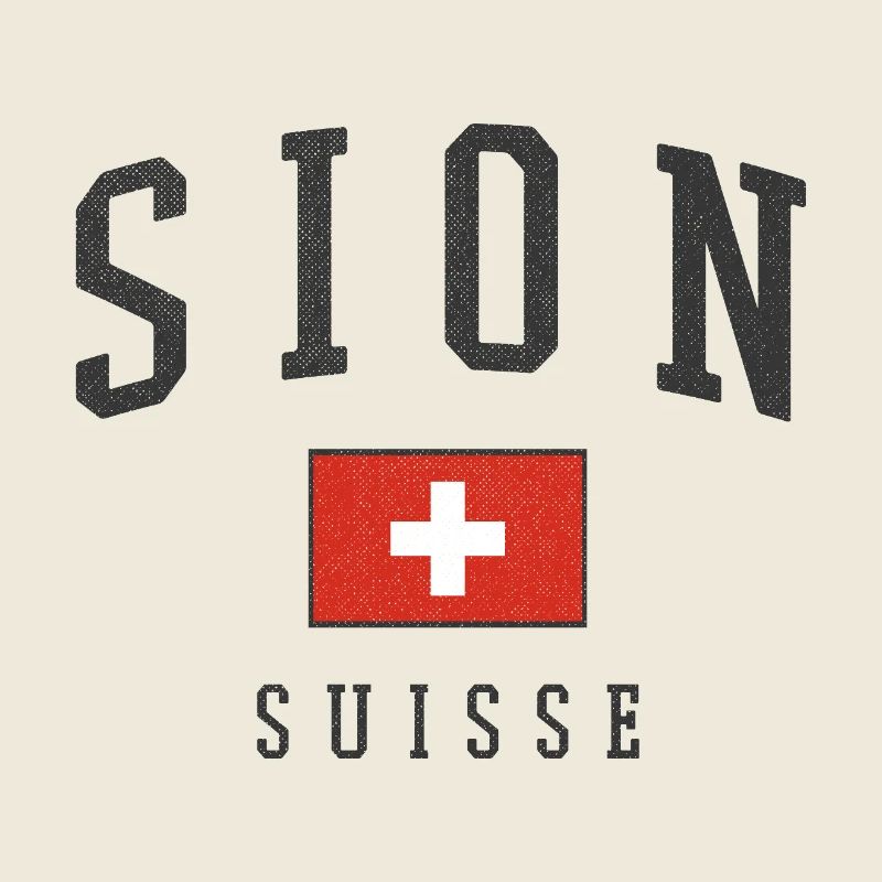 Sion Suisse Design – Schweizer Flaggenmotiv
