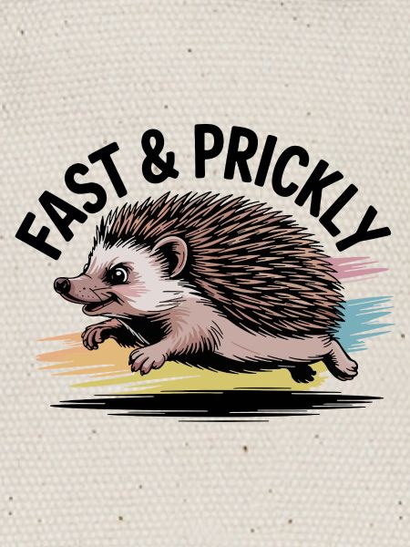 Bunter Sprint-Igel