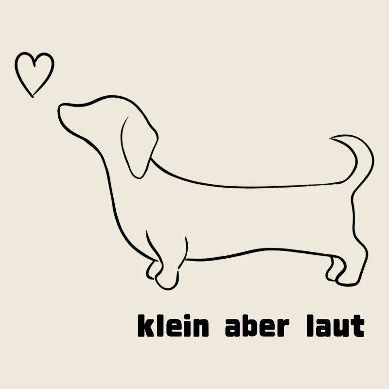 Dackel, klein aber laut 