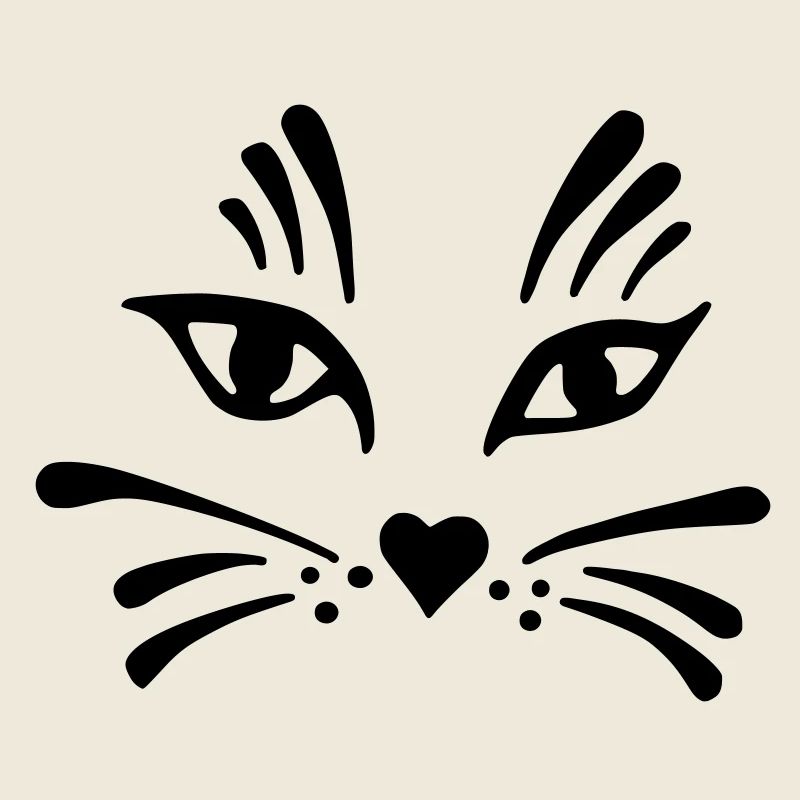 tête de chat simplifiée