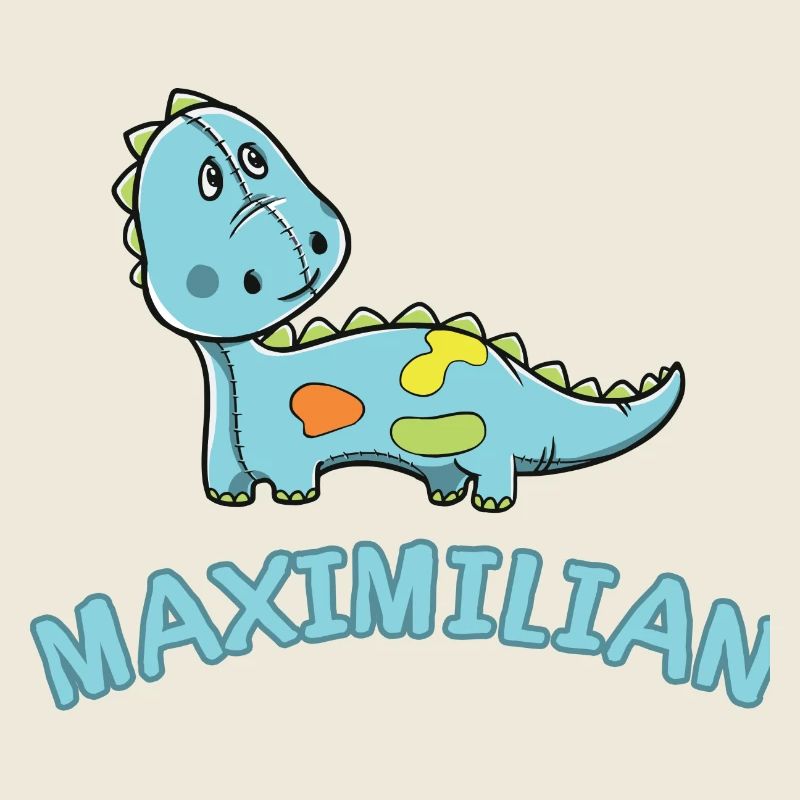 Dinosaurier lustig Kind Maximilian Geschenk Geburt