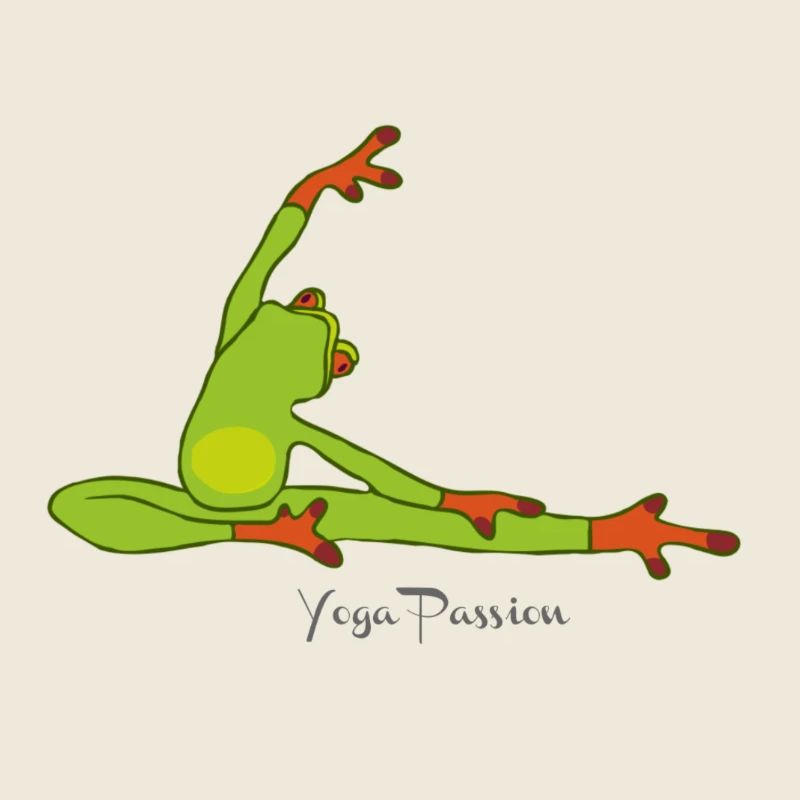 Passion pour le yoga des grenouilles