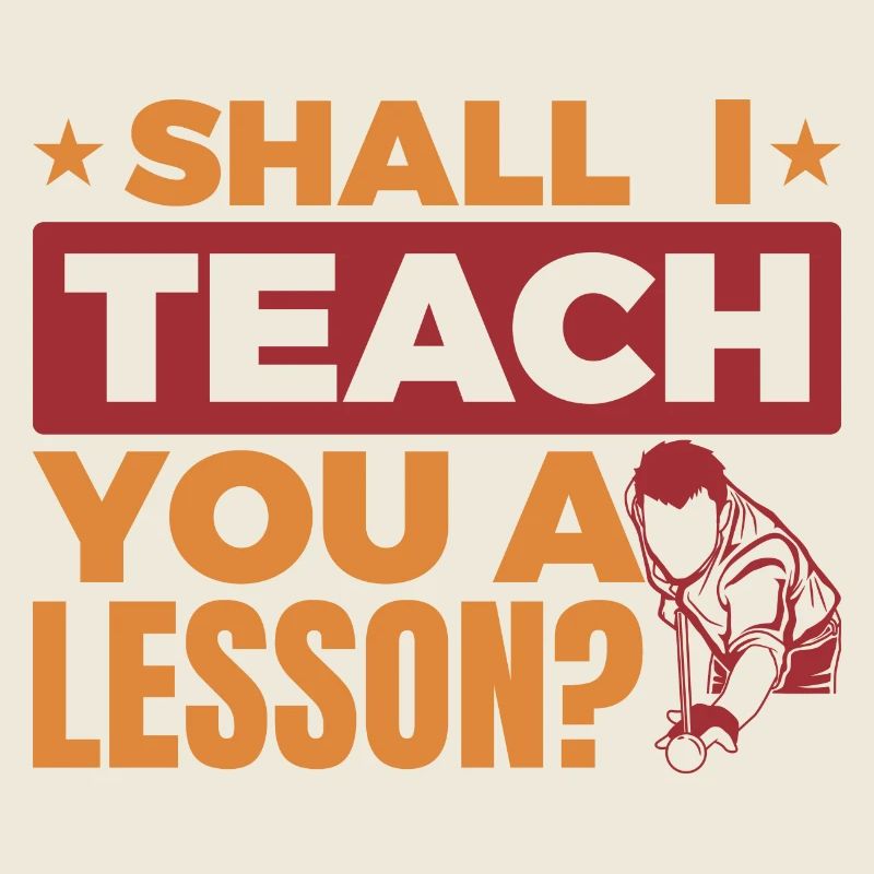 Witziger Billard Spruch