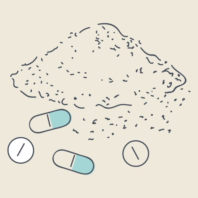 Dietary Supplement Pills Powder Tablets