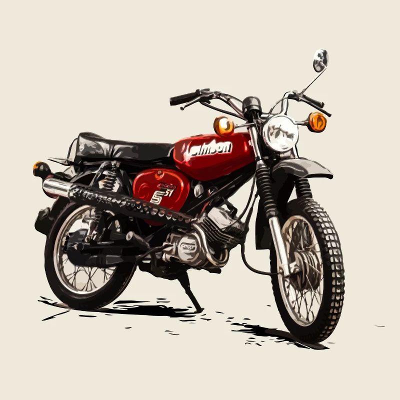 S51 Enduro Simson Motorcycle