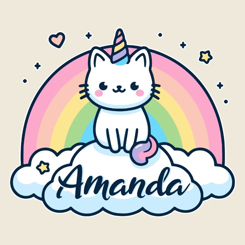 Amanda Last name First name Unicorn cat