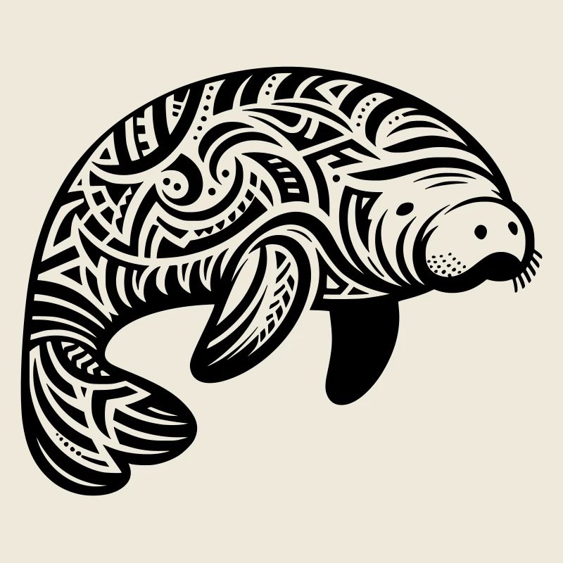 Lamantin tribal