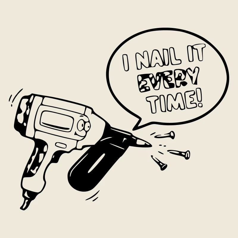 Humorous toy design with nail tool