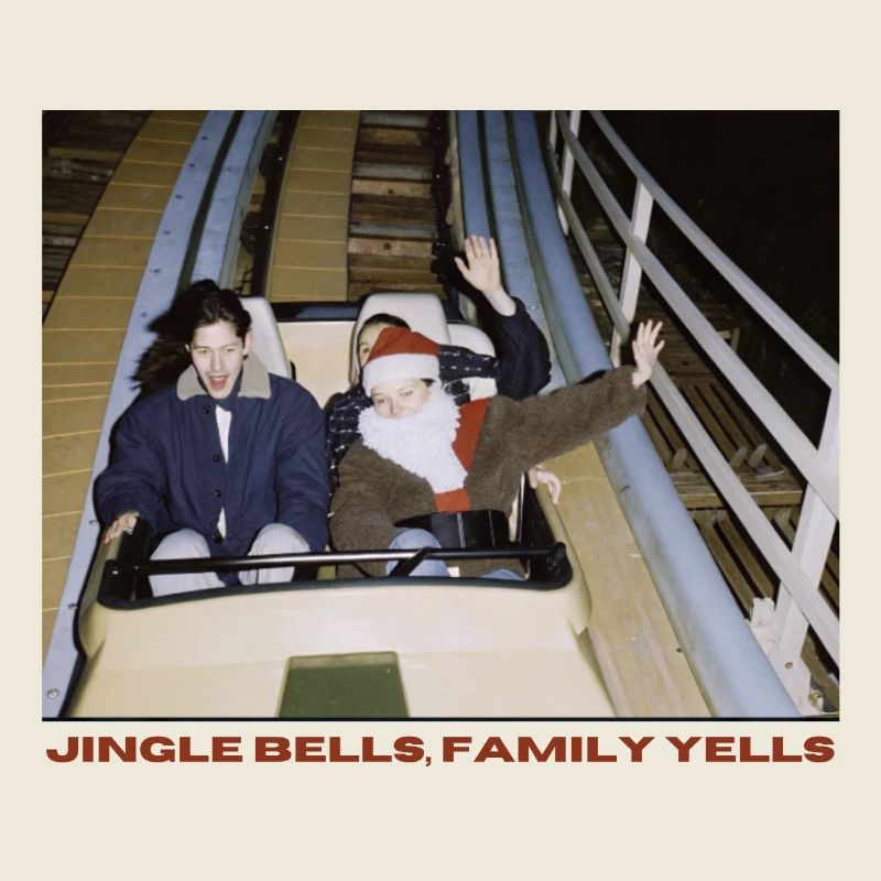 Christmas roller coaster