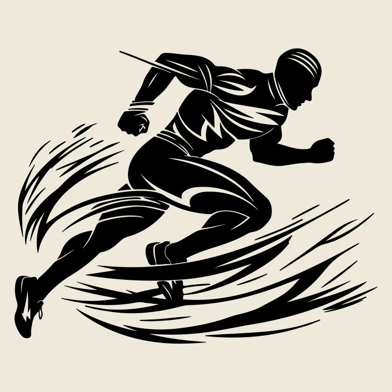 Sprinter en mouvement