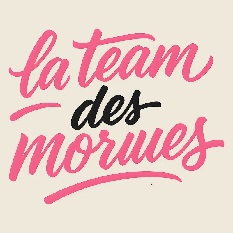 La Team des Morues Script Rose