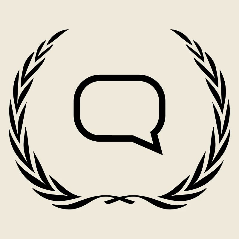 Speech bubble wreath