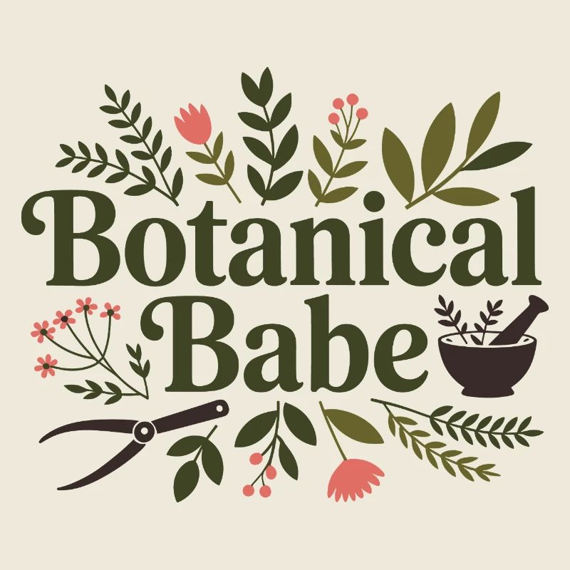 Kräuterkundige Botanische Babe Professionelle Klinik