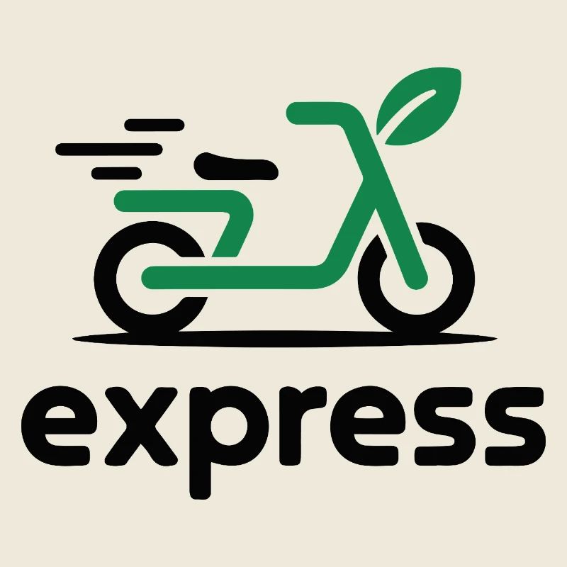 Eco Express Leaf Roller Logo