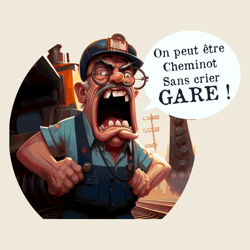 DU KANNST OHNE VORWARNUNG EISENBAHNARBEITER SEIN! (Zug)