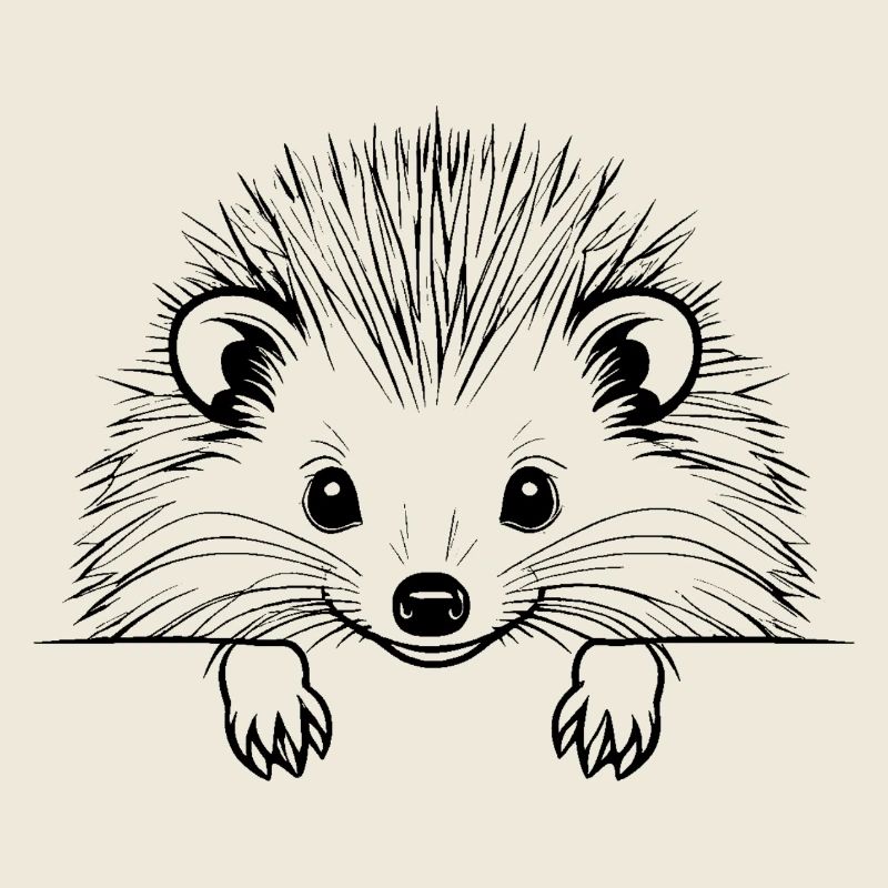 Animal hérisson Symbole de Compagnie