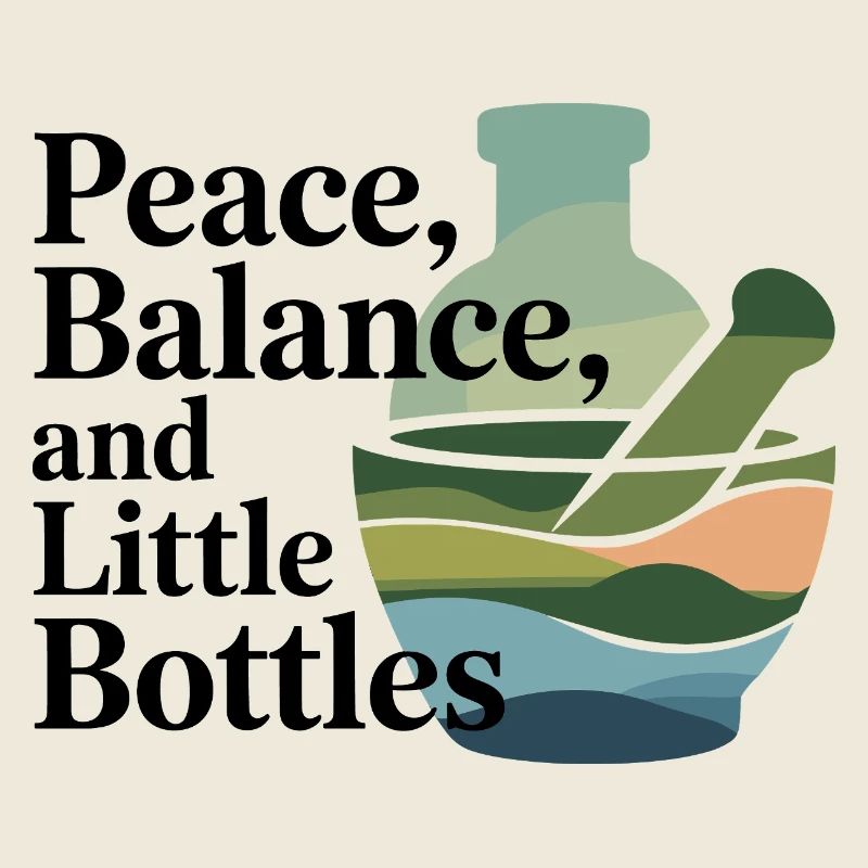 Homeopathie Équilibre de la paix Petite bouteille Profession