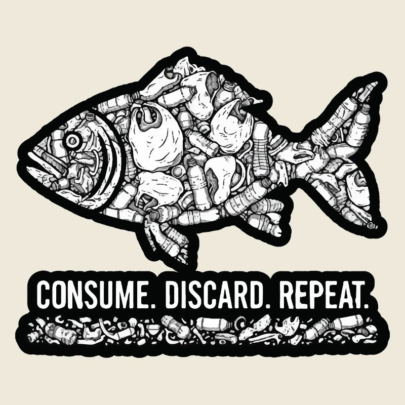 Poisson Déchets: Consomme Jette Répète