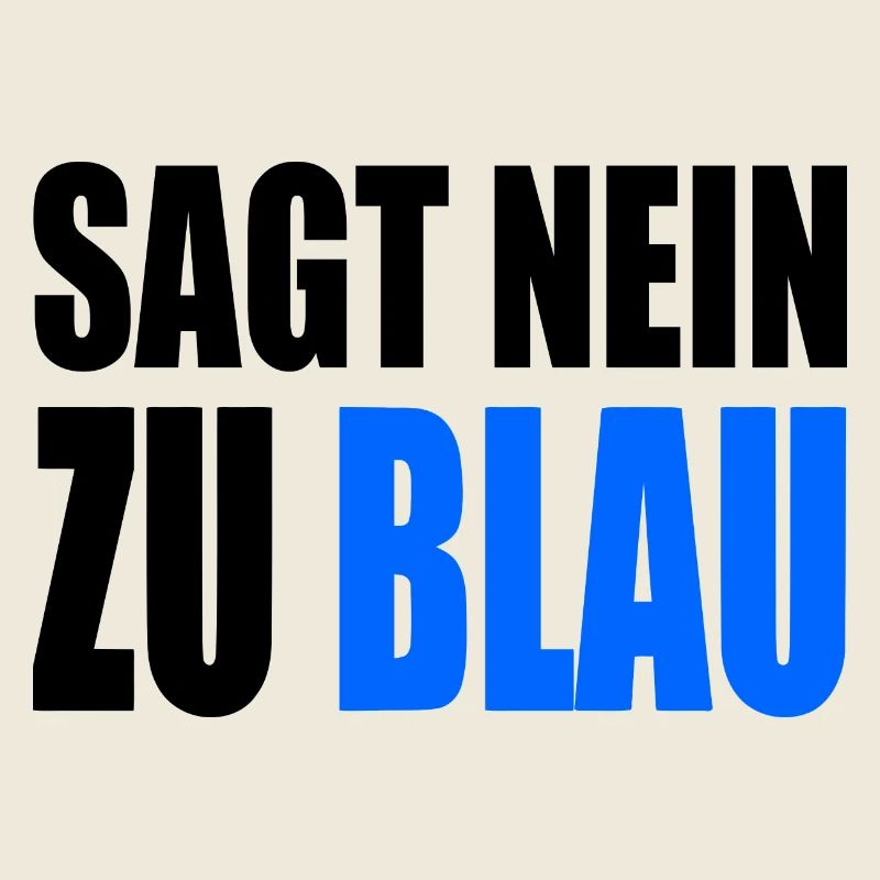 Dites non au bleu