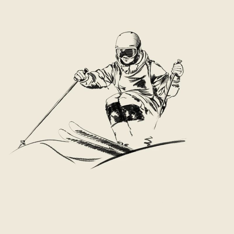 Mogul skiing