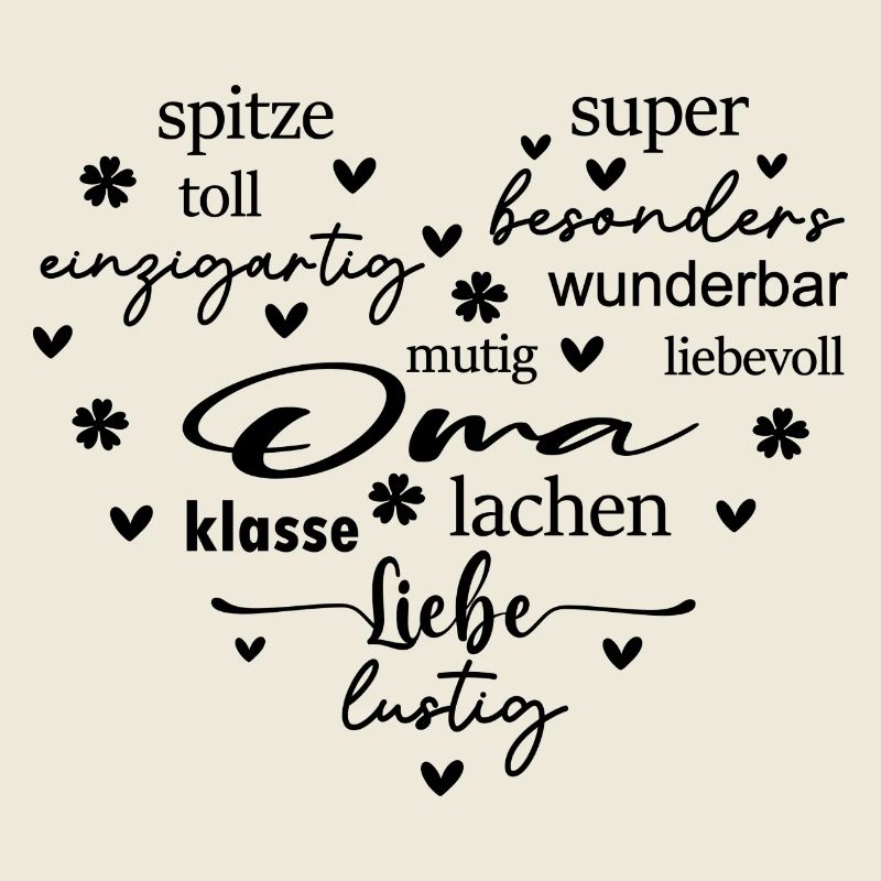 Mama Herz Die Beste Oma Geschenk für Muttertag