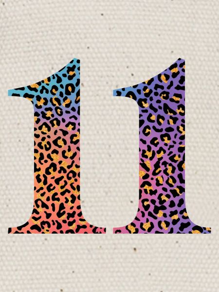 11e anniversaire léopard
